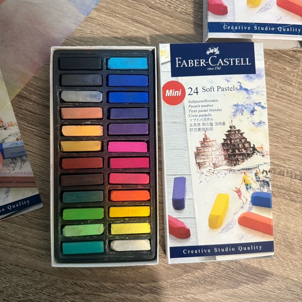 Faber-Castell Mini Soft Pastels Set 24 pastels